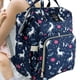 thumbnail image 1 of Mochila para Pañales LEQUEEN Unicornio Azul Marino, 1 of 6