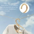 thumbnail image 4 of 4Pcs Rattan Clothes Hanger Nordic Style Kids Garments Organizer Rack Children Hanger Kids Room Decor Hangers for Clothes,4*Rattan Hanger, 4 of 8