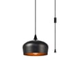 thumbnail image 3 of Nora 1 Light Black plug-in pendant, 3 of 5
