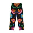 thumbnail image 4 of Fotbe Men'S Colorful Floral2classic Pajama Pants With Elastic Waist And Drawstring Pockets，Pajama Pants Mens Lounge Pants Super Soft, 4 of 9