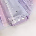 thumbnail image 6 of ZEHJUHAN Baby Girl Tulle Romper Summer Bodysuit with Flutter Sleeves Floral Embroidery Cake Smash Outfit First Birthday Photo Shoot Purple，6-12M, 6 of 7