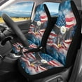 thumbnail image 2 of Yuyamidu Eagle Car Front Seat Covers Waterproof Breathable Front Seat Cover Auto Interior Accessories 2 Pcs Set Protection Interior Accessories Universal Fit Most Cars, 2 of 7