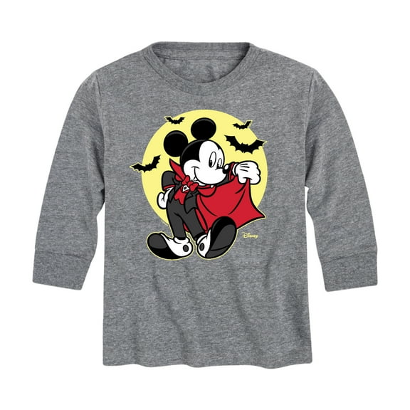 Mickey & Friends - Mickey Vampire - Toddler And Youth Long Sleeve Graphic T-Shirt