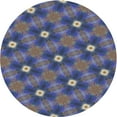 thumbnail image 1 of Ahgly Company Indoor Round Patterned Lavender Purple Novelty Area Rugs, 5' Round, 1 of 6