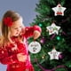 thumbnail image 5 of Decoraciones De Adornos Navideños Con Cubierta Facial Árbol De Navidad Colgante Redondo De Cerámica Colgante Con Tema De Vacuna Regalo Para La Familia Sweethay AP006894-11, 5 of 6