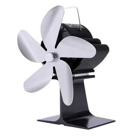 

Stove Fan Wood Stove Fans Fireplace Fan Heat Powered Fan with 5Blade