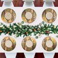 thumbnail image 7 of Ryvnso Giraffes on Grassland Round Plate Mats Dining Table Placemat Set of 4 for Holiday Decoration, 7 of 7