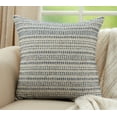 thumbnail image 5 of Saro Lifestyle Woven Line Throw Pillow Cover, 5 of 5