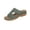 Army Green, variant on Womens Sandals For Summer And Spring Arch Support Slides with Wedge Casual Slip-On Shoes Comfortable Hollow Sandals Shoes Black Women Sandal