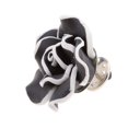 thumbnail image 1 of Broche de flor de arcilla polimérica hecho a mano, alfiler de solapa para mujer, insignia Negro Yuyangstore broche de la flor de la boda, 1 of 8