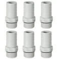 thumbnail image 1 of Conectores de manguera de espiga Unique Bargains 10mm o 25/64" espiga x 3/8" G macho 6Pcs 47/64" x G1/2, 1 of 6