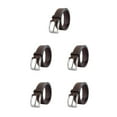 thumbnail image 2 of yingyy Stretch Braided Men Belt With Exquisite Craft And No Loose Thread Scratch-resistant PU Casual Coffee 110cm 5Set, 2 of 6