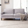 thumbnail image 4 of Jopath 78" Modern Loveseat Sofa for Living Room,2-Seat Comfy Linen Sofa Couch with Removable Cover,Easy Assembly for Living Room,Small Spaces,Gray, 4 of 8