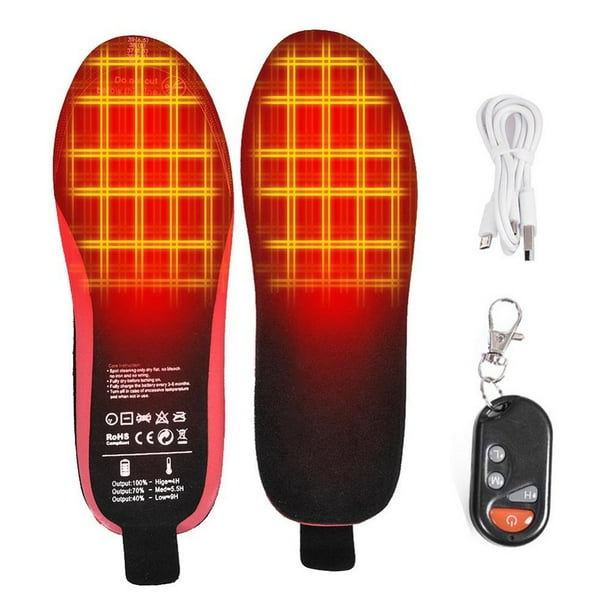 usb rechargeable heated insoles