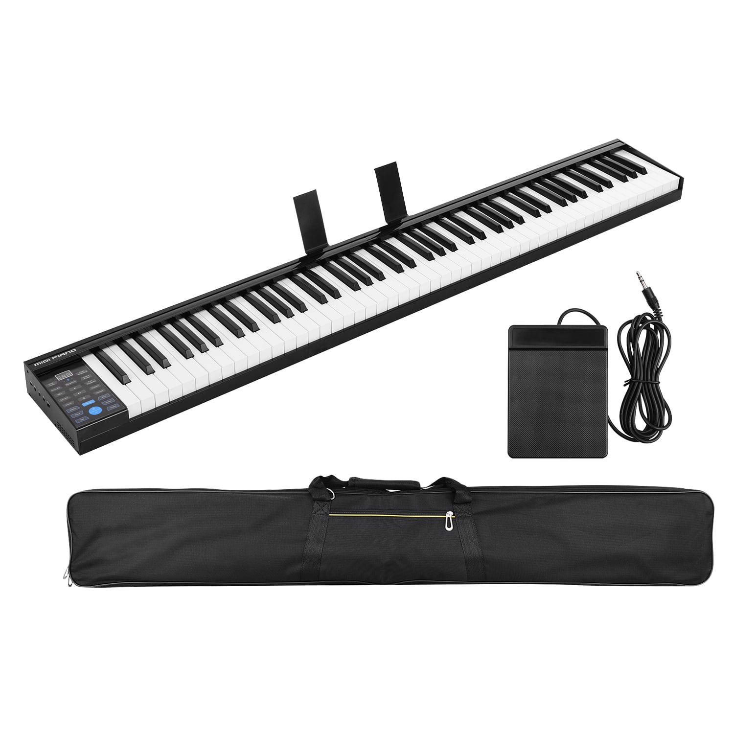 88 Keys Digital Electronic Piano Keyboard MIDI Output Builtin Stereo