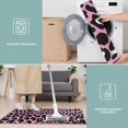 thumbnail image 6 of Pink and Black Of Leopard Print Kitchen Rugs Sets Of 3,Kitchen Runner Rugs Non Skid Washable,Decorative Kitchen Floor Mats for Kitchen,Sink,Laundry,17"x30"+ 17"x47" + 17"x59", 6 of 6