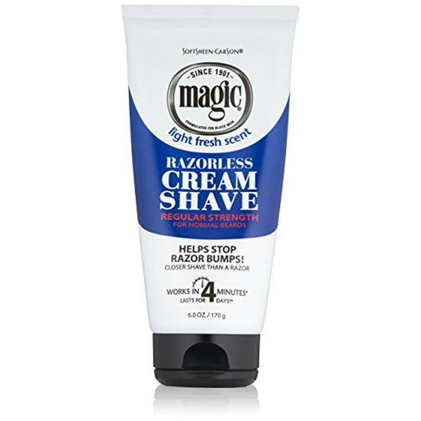 SoftSheenCarson Magic Razorless Shaving Cream for Men, Hair Removal