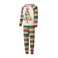 thumbnail image 3 of Meihuid Family Christmas Pjs Matching Sets Reindeer and Snowflake Patterned Sleepwear Xmas PJS Set for Couples and Kids, 3 of 6