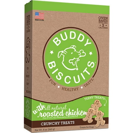 Dry Roasted Treats - Buddy Biscuits Oven Baked Teeny Treats with Roasted Chicken - 8 oz.
