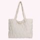 thumbnail image 5 of Bolso Mano Acolchado para Mujer Bolso Diario Invierno Gran Capacidad para Mujeres Y Niñas (blanco), 5 of 9