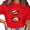 3-Red, variant on Giffimy Women's Navy Blue Double Lips Graphic Short Sleeve T-Shirt Oversized Fit Top