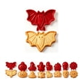 thumbnail image 2 of Halloween Mini Hand Pie Mold 1PC Bat Shape Hand Pie Press Mold for Baking Cookies Pies and Seasonal Homemade Treats, 2 of 7