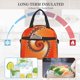thumbnail image 4 of Balery Orange Rotating Bolsa de Almuerzo Impresa, Caja de Almuerzo Reutilizable, Bolsa Térmica Aislada para Almuerzo, Bolsa Antiderrames, 4 of 7