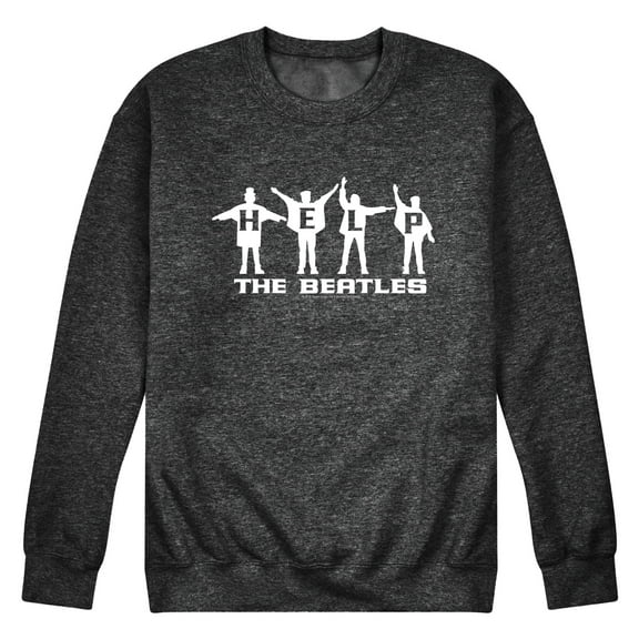 The Beatles - Help  - Men's Crew Fleece Sweatshirt