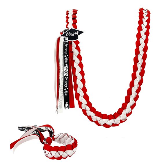 Ruban pour Couronnes, Cadeau de Collation des Grades 2025, Ruban Tissé à la Main, Ruban Coloré, Corde d'Honneur, Ensemble Personnalisé, Cadeaux de Collation des Grades