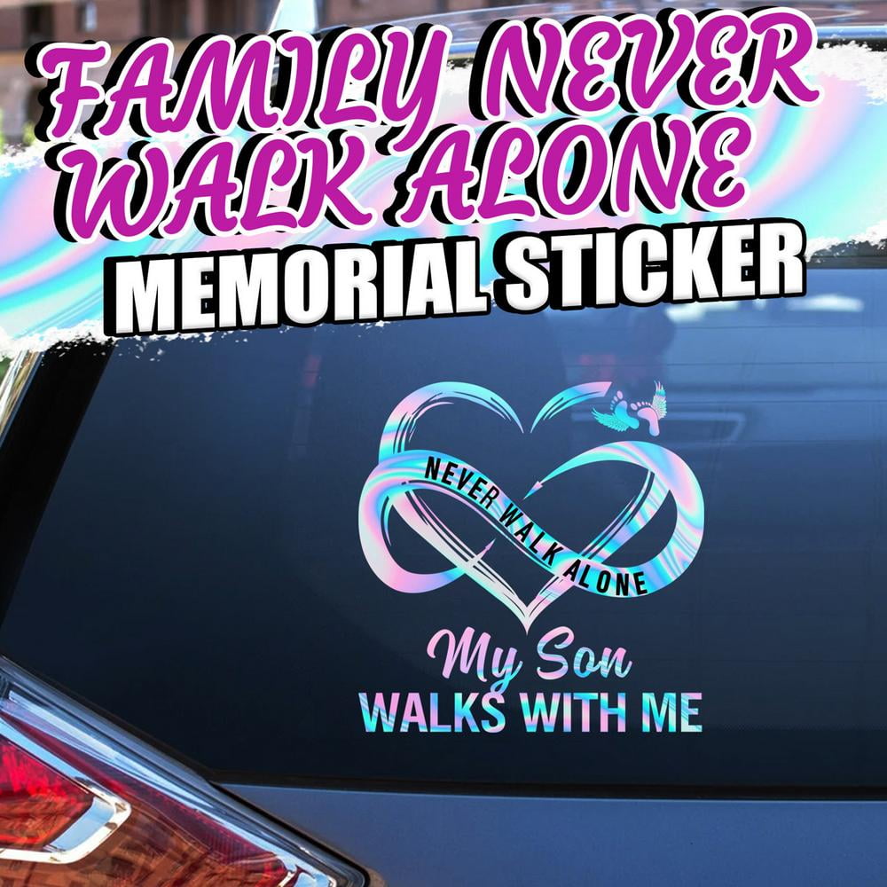 Never Walk Alone Car Magnet