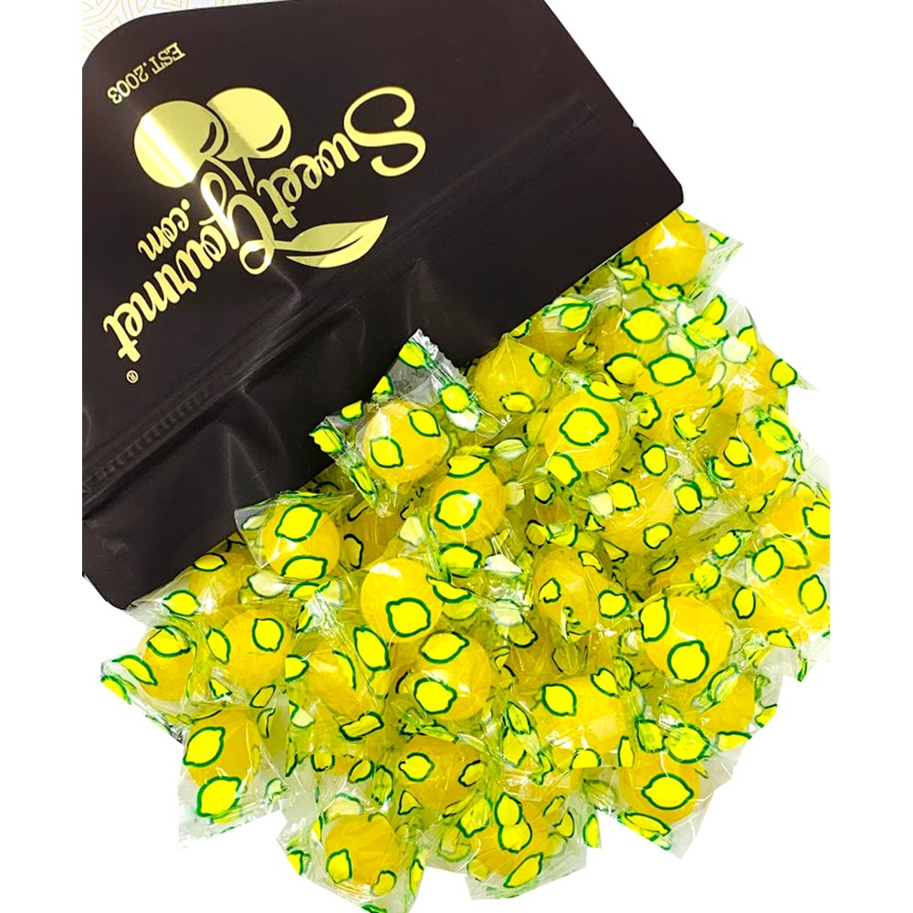 SweetGourmet OldFashioned Lemon Balls Naturally Flavored Hard Candy
