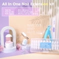 thumbnail image 2 of Perfect Summer Nail Tips and Glue Gel Kit, 504Pcs Coffin False Nail Tips, 3 in 1 Nail Glue Gel, UV Nail Lamp, Gel Nail Extension Kit, Acrylic Nail Kit, 2 of 8