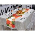 thumbnail image 3 of Chemin de Table Citrouilles de Récolte Automne Ou Automne, Décorations de l'Action de Grâce et Halloween, Broderie Appliquée (14 69 Pouces), 3 of 8