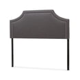 thumbnail image 4 of Baxton Studio Avignon Modern and Contemporary Dark Grey Fabric Upholstered Queen Size Headboard, 4 of 4
