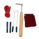 thumbnail image 4 of Kit de afinación de piano de 7 piezas: sordinas de cuña de goma, cinta adhesiva roja profesional para sordinas, sordinas con asas, juego, llave ingles, 4 of 6