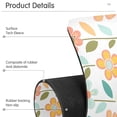 thumbnail image 4 of Yayeee Faucet Mat for Kitchen Sink 14.7" Diatomite Long Splash Guard Pad, Orange Retro Flower, 4 of 7