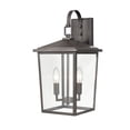 thumbnail image 3 of Millennium Lighting Inc. Millennium Lighting Fetterton 18" 2 Light Outdoor Wall Sconce in Multiple Finishes Powder Coat Bronze Bronze, 3 of 6