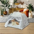 thumbnail image 6 of WSBDENLK S S Bed for Indoor S S Bed, S S Cave Bed, Warm Enclosed Covered S Tent,Outdoor Cave Bed House for S, Puppy Or Small Pet with Ventilation Beds Beds, 6 of 7