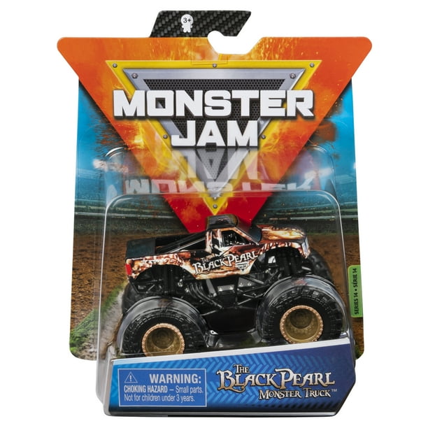 Monster Jam, Official Black Pearl Monster Truck, Die-Cast Vehicle ...