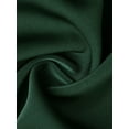 thumbnail image 5 of INSPIRE CHIC Button Up Leotard Shirt for Women's Satin Long Sleeve Notched Lapel Business Work Bodysuit L Dark Green, 5 of 6