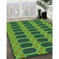 thumbnail image 3 of Ahgly Company Machine Washable Indoor Rectangle Transitional Medium Forest Green Area Rugs, 6' x 9', 3 of 7