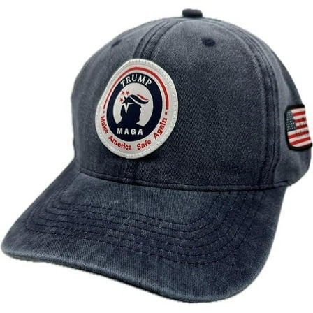 Trump Hat 2024 MAGA Hat Make America Great Again Donald Trump Slogan with USA Flag Cap Trump Merchandise Gift for Woman Men