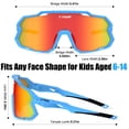 thumbnail image 3 of Gafas de Sol Polarizadas UV400 X-TIGER para Niños de 8 a 14 años, 3 of 8