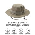 thumbnail image 3 of EINCcm Bucket Hat, Sun Hats Beach Hat for Women Man, Summer Casual Mesh Wide Brim Windproof Foldable Solid Color Sun Hat for Outdoor Travel Vacation Beach Fishing Hiking, 3 of 5