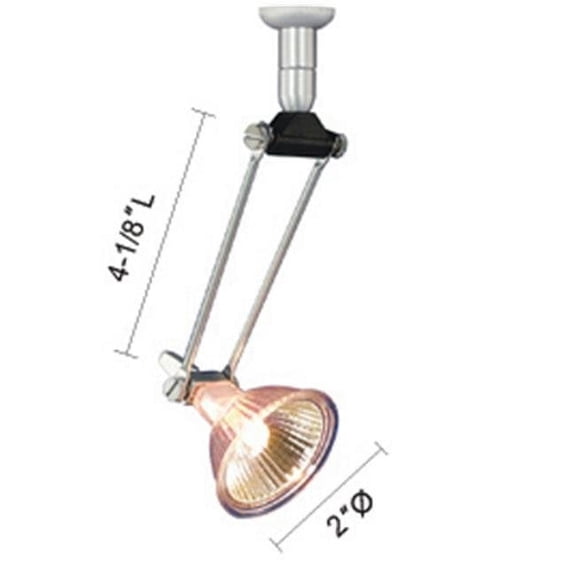 Jesco Lighting QAS104X3-SN Emily Low Voltage Quick Adapt Spot Light- Satin Nickel
