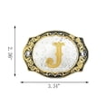 thumbnail image 2 of Qqa Hebilla De Cinturón Occidental De Moda Vintage A A Z Letra Inicial Hebillas De Cinturón De Vaquero Para Hombres/Mujeres, 2 of 5