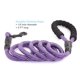 thumbnail image 3 of Correa resistente para perros de 5 pies con asa acolchada cómoda e hilos altamente reflectantes, correas para perros medianos y grandes, color morado, 3 of 3