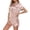 Pink, variant on Pink Womens Halloween Polyester,Spandex Short Sleeve Pjs Two Piece Sleepwear Casual Lounge Sets With Pockets S