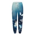 thumbnail image 4 of Youmylove Women Pants Fashion Trousers Butterfly Printed Leggings Sports Casual Sweatpants Trend Workout Running Lounge Clothes, 4 of 4