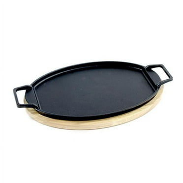 Bayou Classic 7409 Fiesta Fajita Pan with Trivet - Black